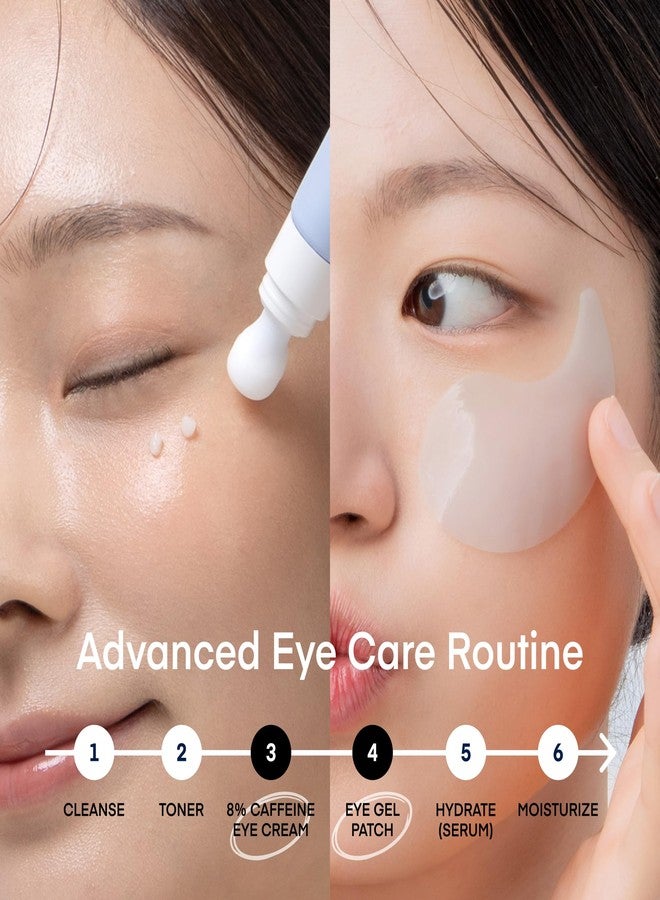 تيريز آند أونر كريم تيريز آند هونور للعينين بـ 8% كافيين مع سليميكسير™ ومزيج من الأعشاب الكورية - تركيبة مختبرة من قبل أطباء الجلدية للهالات السوداء والانتفاخات وأكياس العين والتجاعيد مع أداة تطبيق غوا شا، 0.67 أونصة سائلة - Image 4